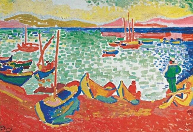 Bateaux dans le Port de Collioure - André Derain